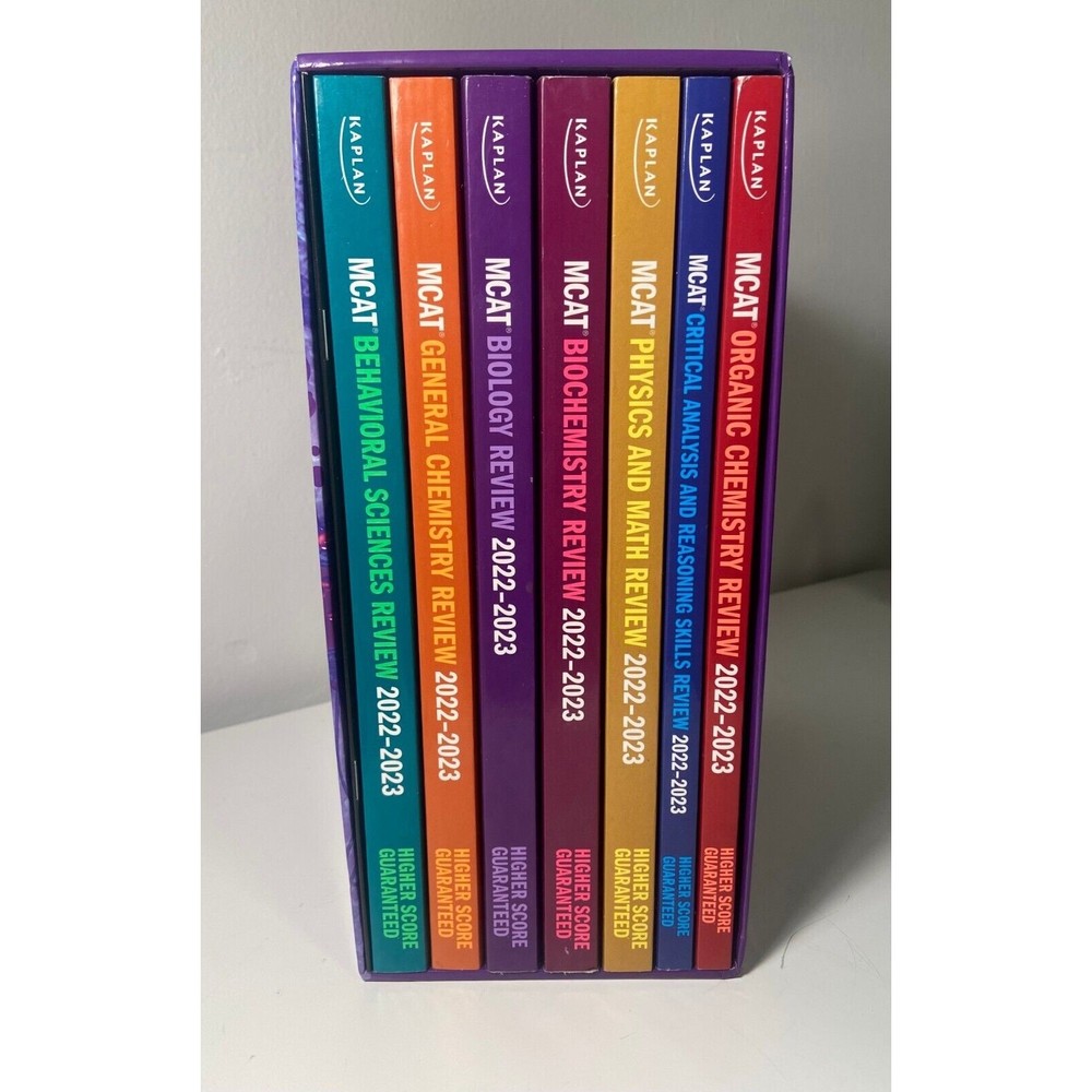 Kaplan MCAT Complete 7-Book Subject Review 2022-2023 and MCAT QuickSheets